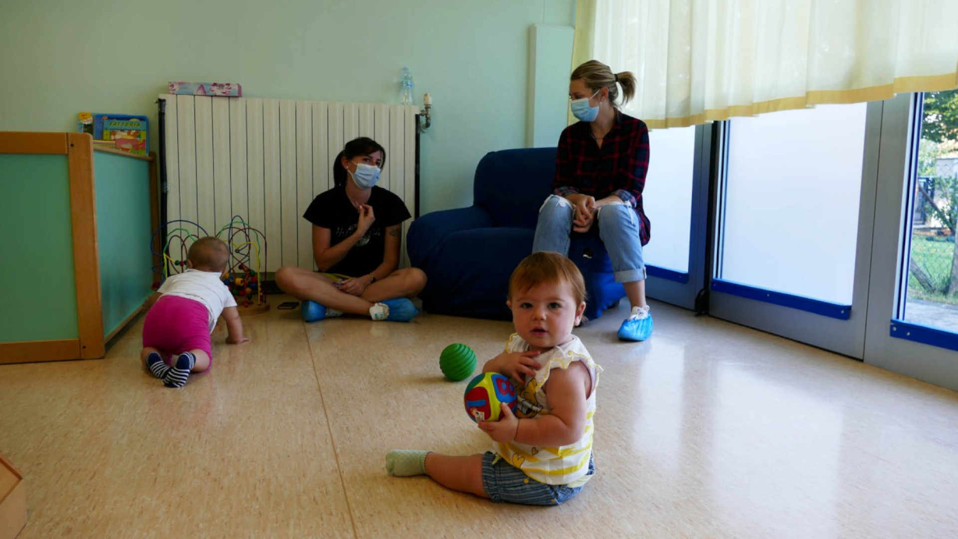 Castello, riparte il nido Biribimbo. Emozione per bimbi e genitori