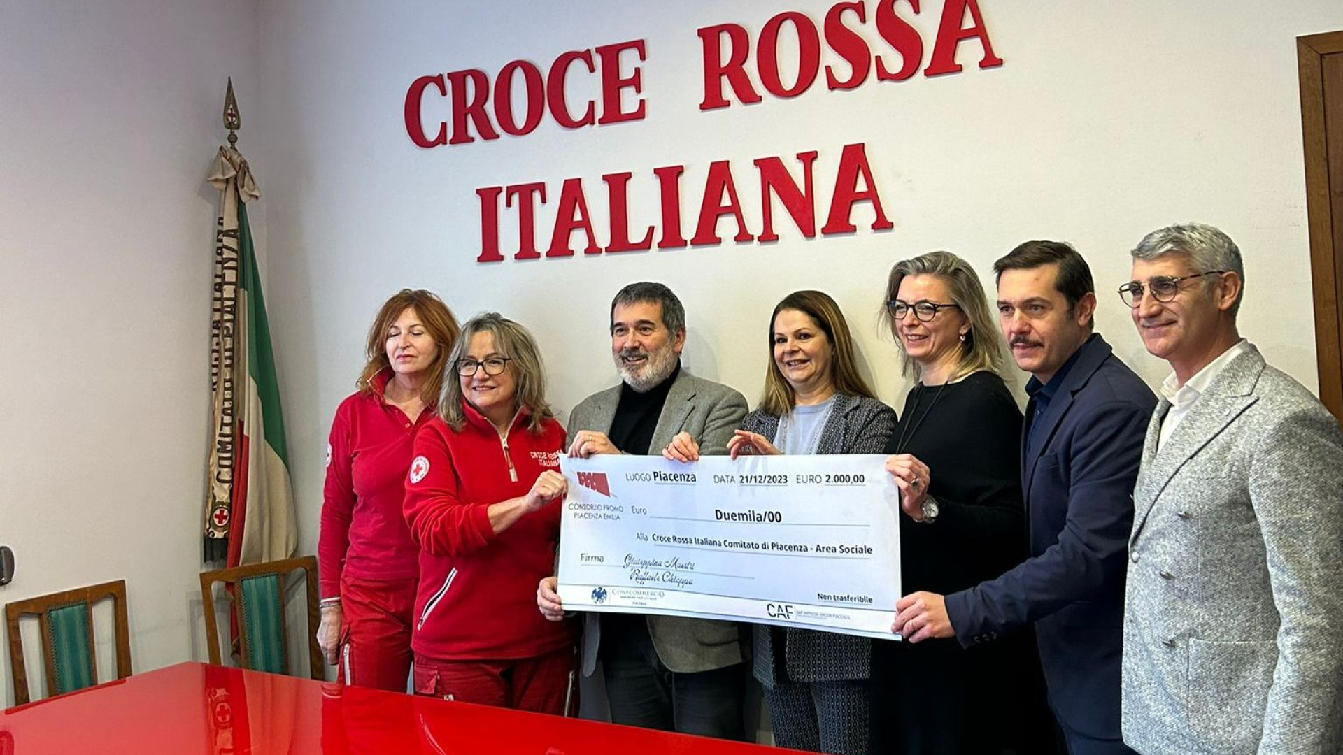 Grazie ai Wine Days una donazione di 2mila euro a favore della Croce Rossa