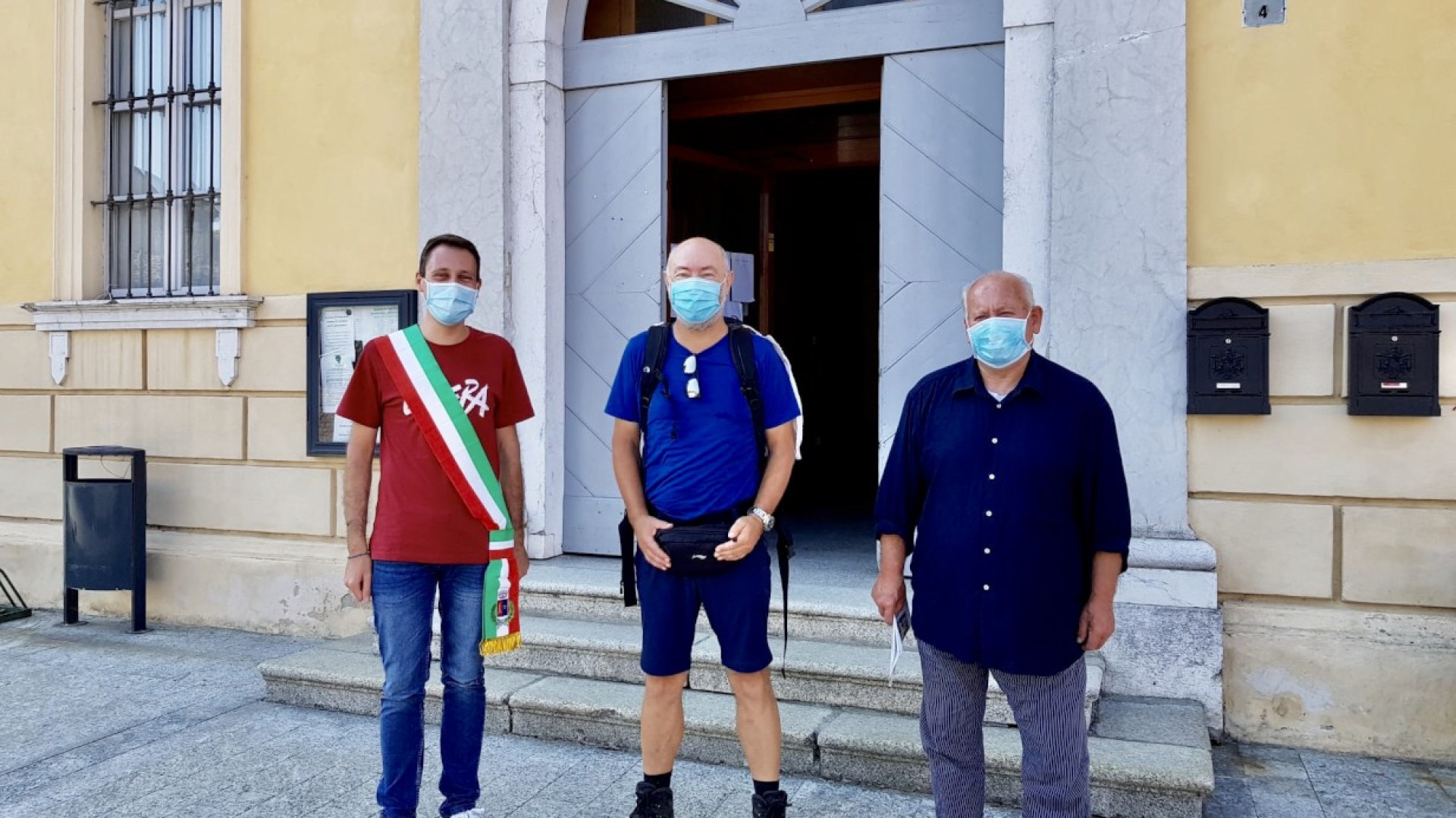 Un ingegnere svizzero è il pellegrino numero 10.000 al guado di Sigerico