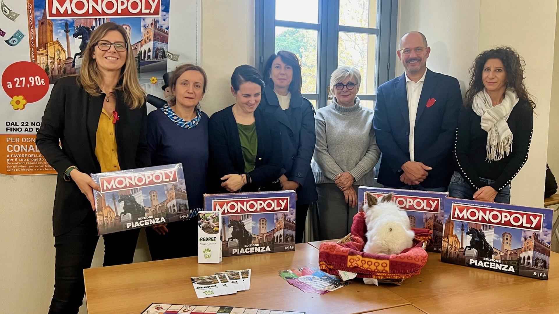 Con Monopoly Piacenza solidarietà alla Casa del Fanciullo  grazie a Conad