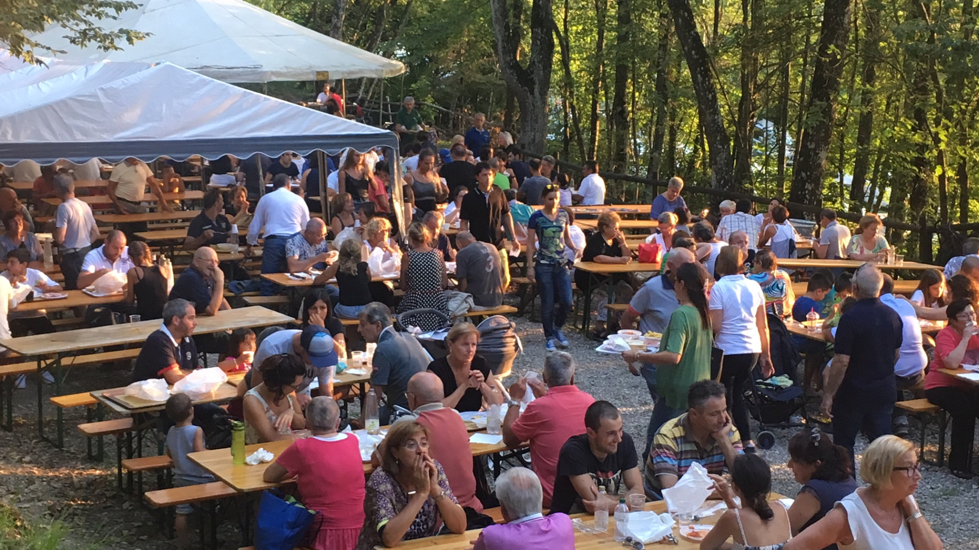 Festa nel bosco, migliaia di visitatori in fuga dall'afa della pianura