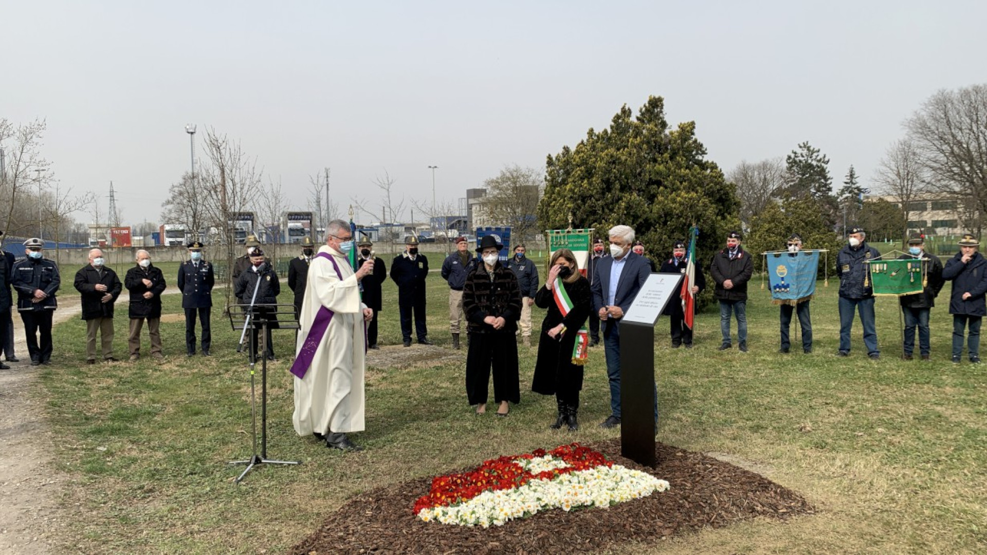Giornata nazionale delle vittime del Covid, inaugurato il "Giardino di vita"