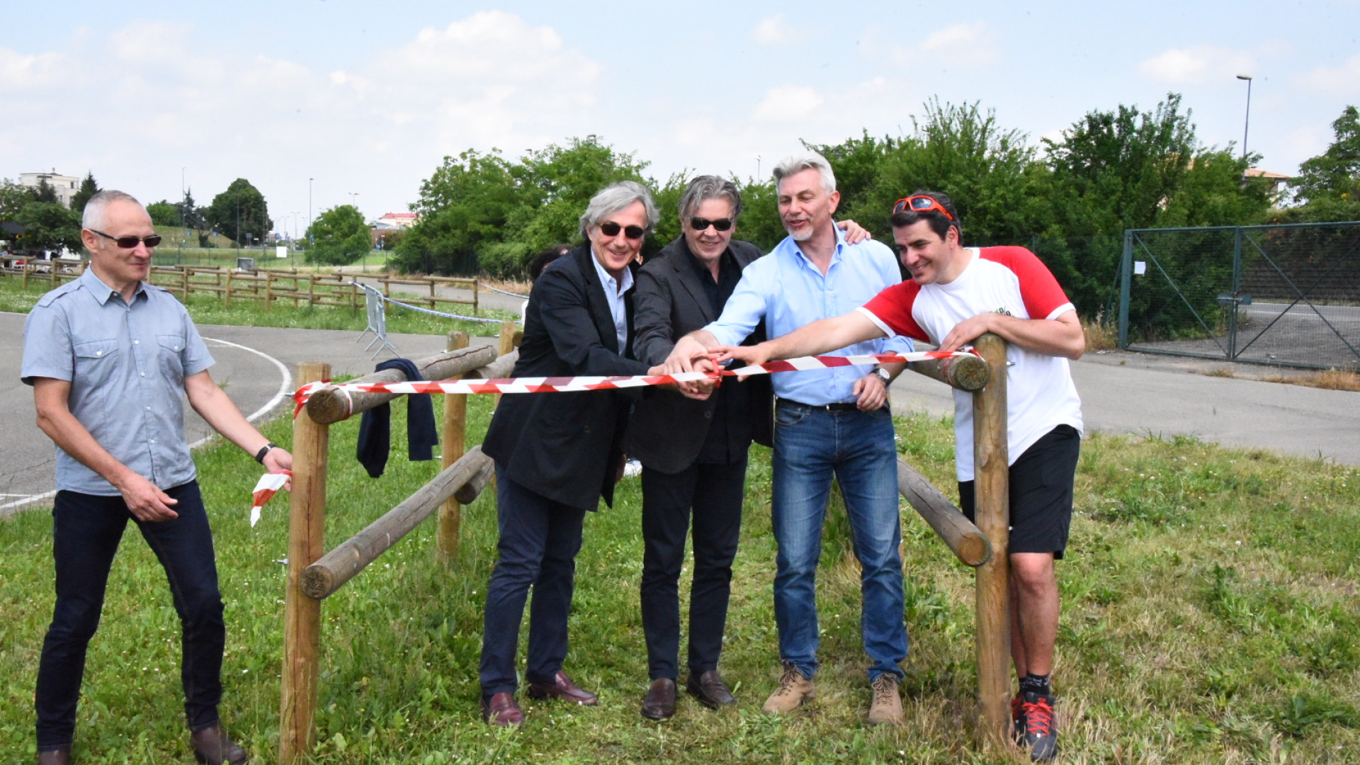 Corso Europa, inaugurato il nuovo circuito di mountain bike