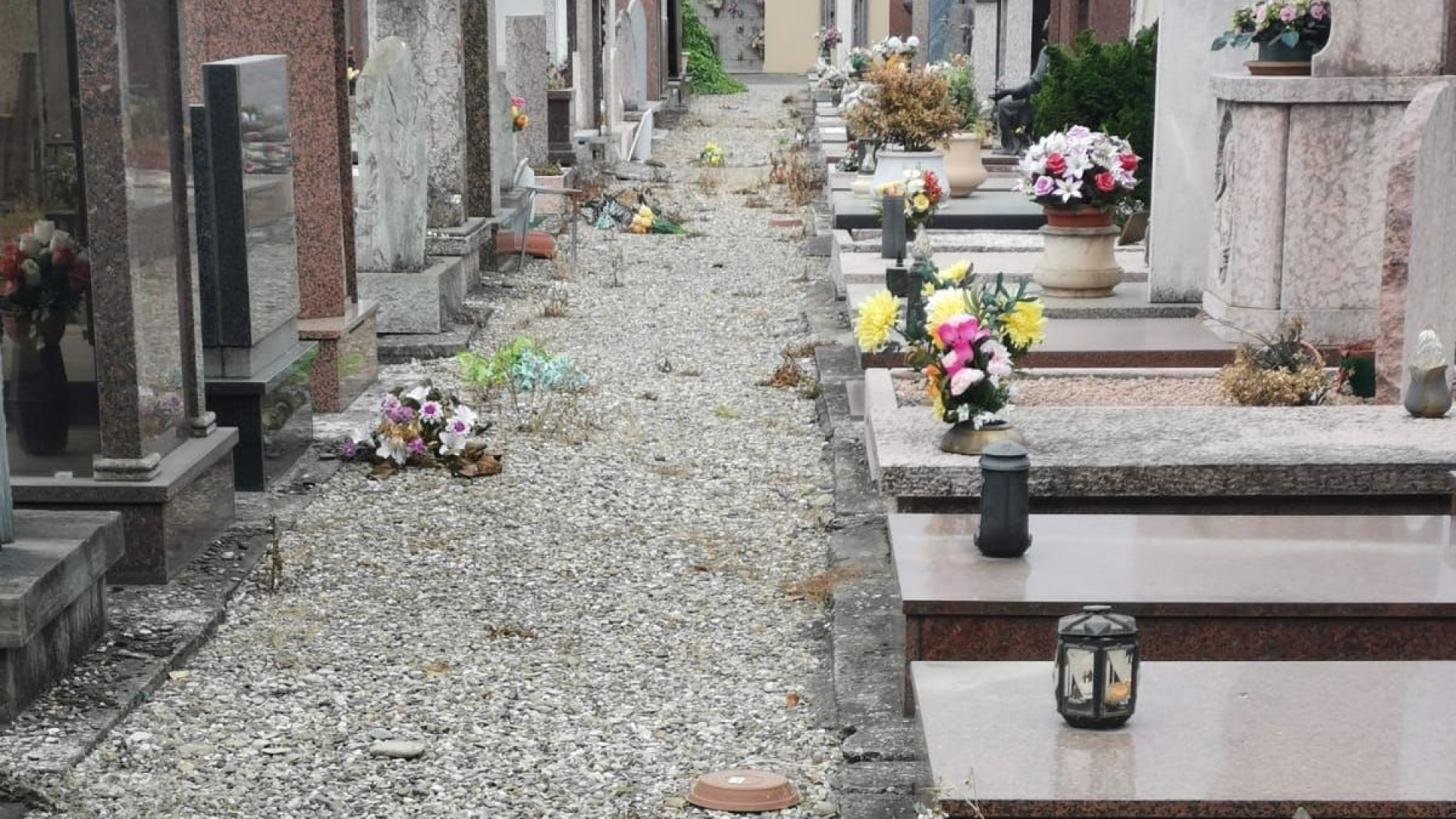 “Vasi rovesciati e fiori secchi, il cimitero versa in pessime condizioni”