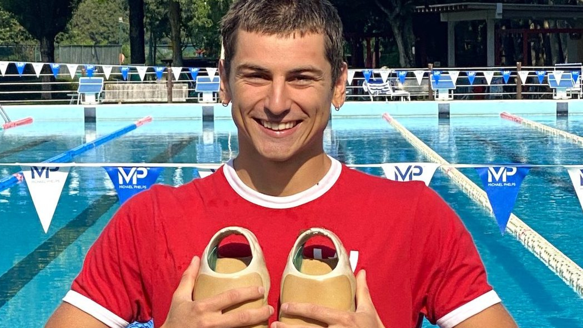 Il piacentino Marzo Pietralunga ai mondiali di nuoto pinnato a Belgrado