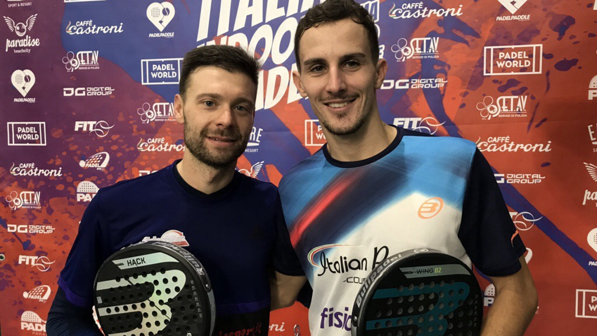 Simone Cremona e Daniele Cattaneo campioni d'Italia: sono loro i numeri uno del padel
