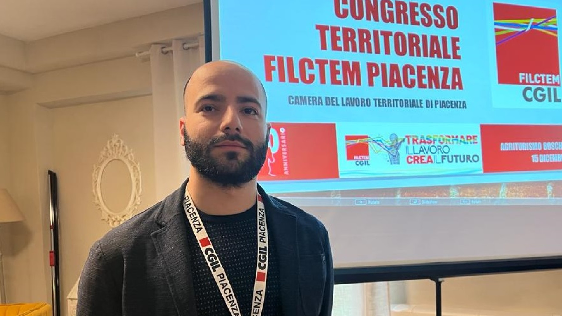 Rossi rimane alla guida di Filctem Piacenza. “Sicurezza sul lavoro e contrattazione”