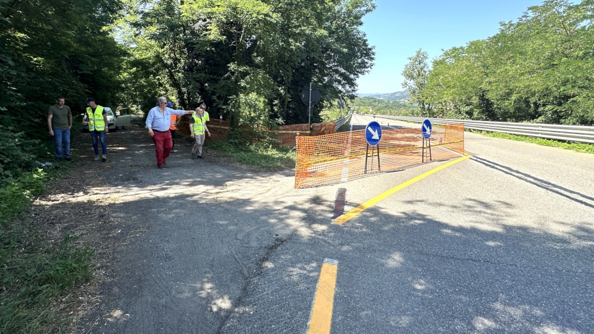 Val Trebbia, code ridotte con i movieri. Asfaltatura in arrivo per la vecchia statale 45