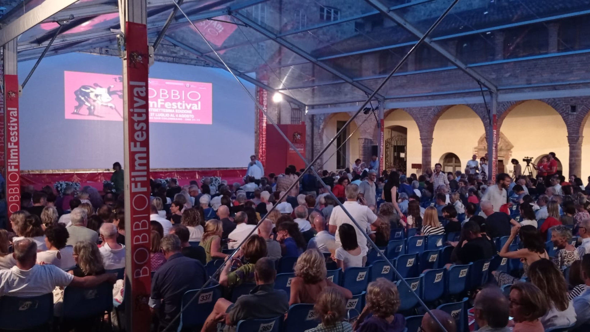 Bobbio Film Festival, assente Micaela Ramazzoti ma grande pubblico per la prima