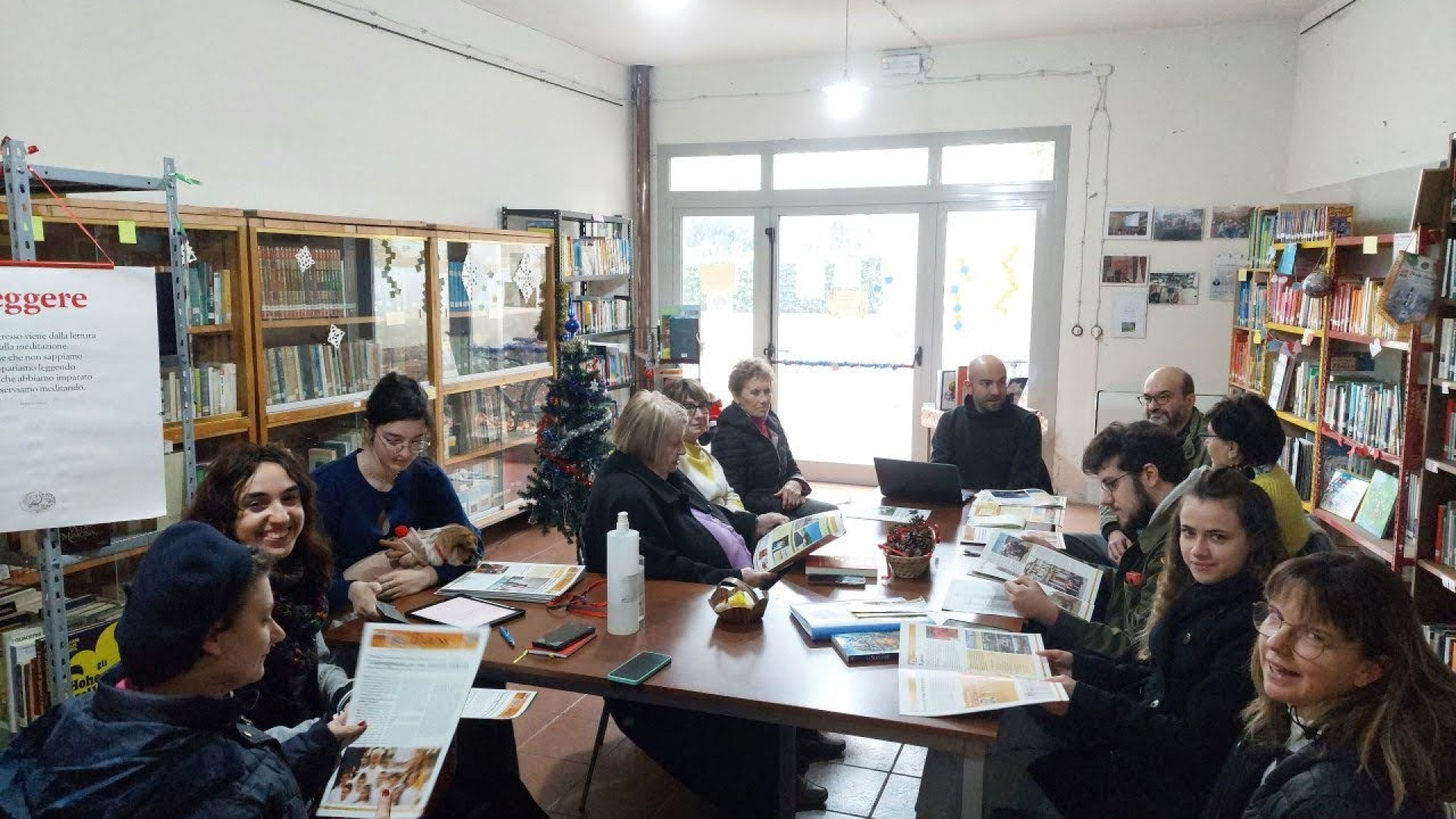 Biblioteca comunale, auguri del sindaco: a Piozzano è in arrivo il giornalino Baross