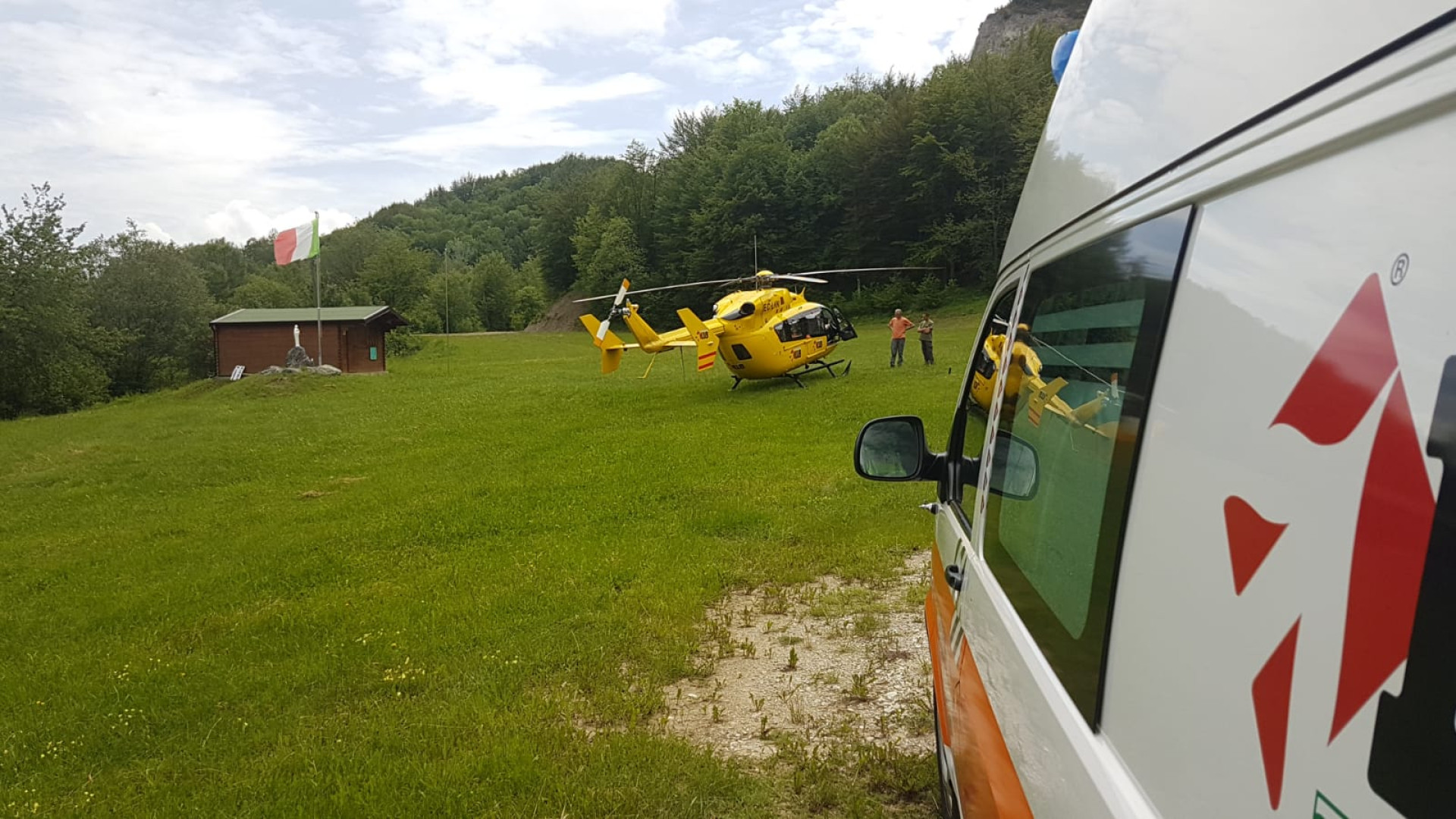 Muratore cade da un’impalcatura, elisoccorso a Ceci