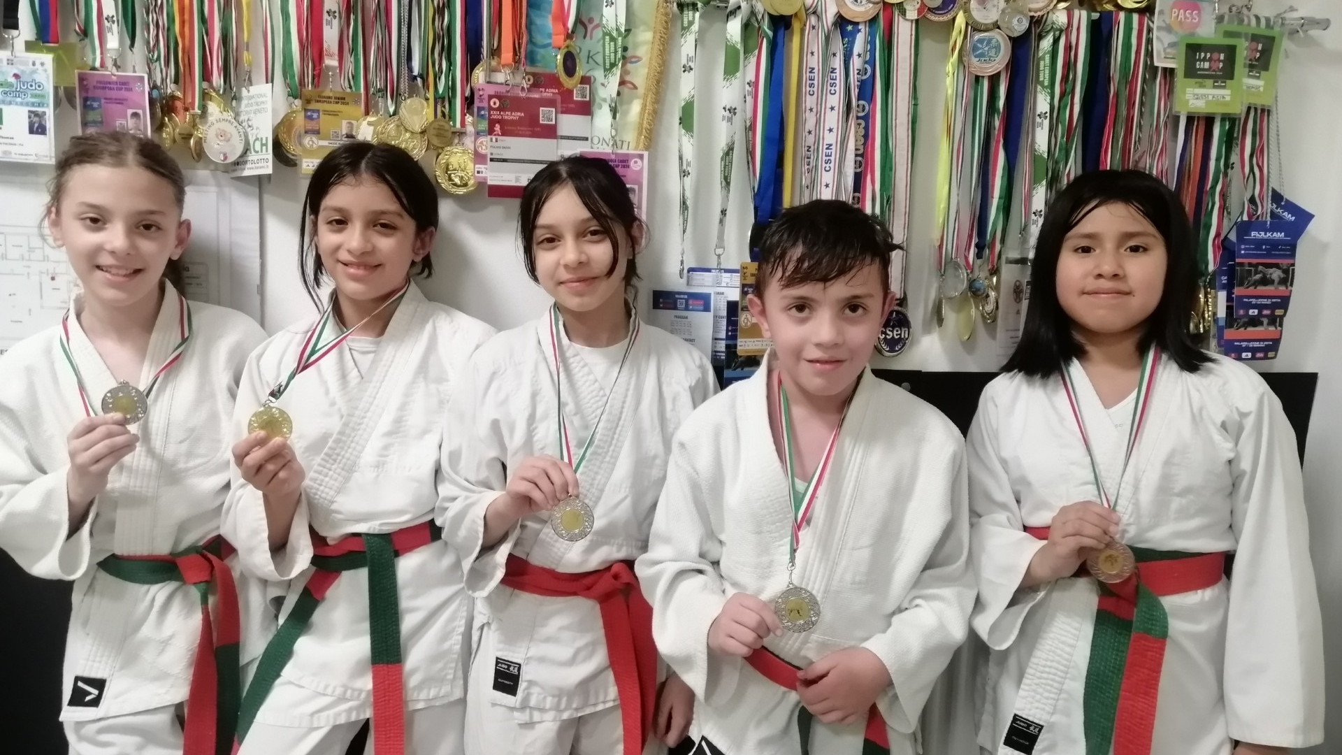 Cinque atleti del Judo Shiai sul podio nella prima prova del Criterium giovanile