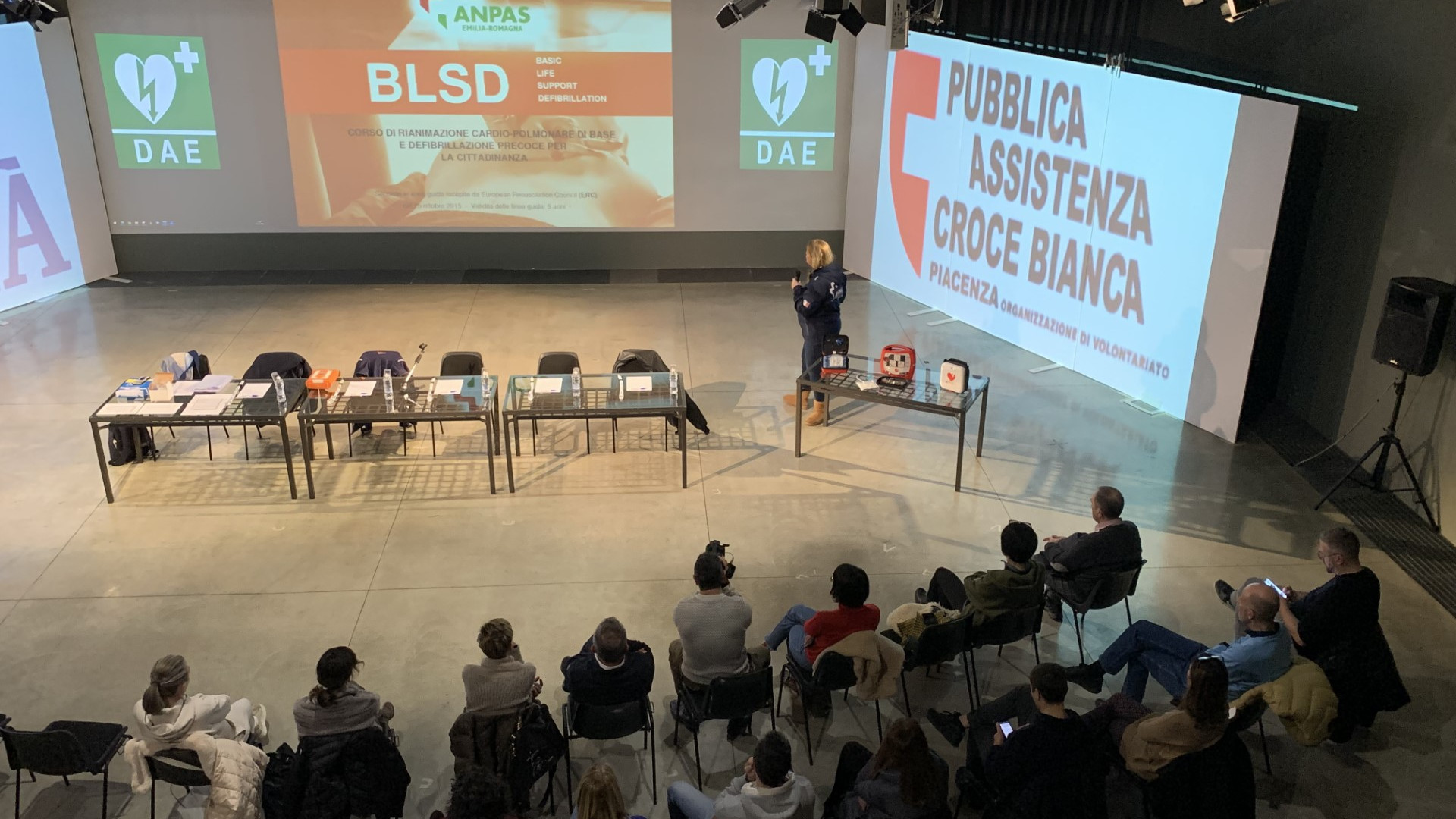 Manovre salvavita: la formazione di Croce Bianca fa tappa anche a Libertà