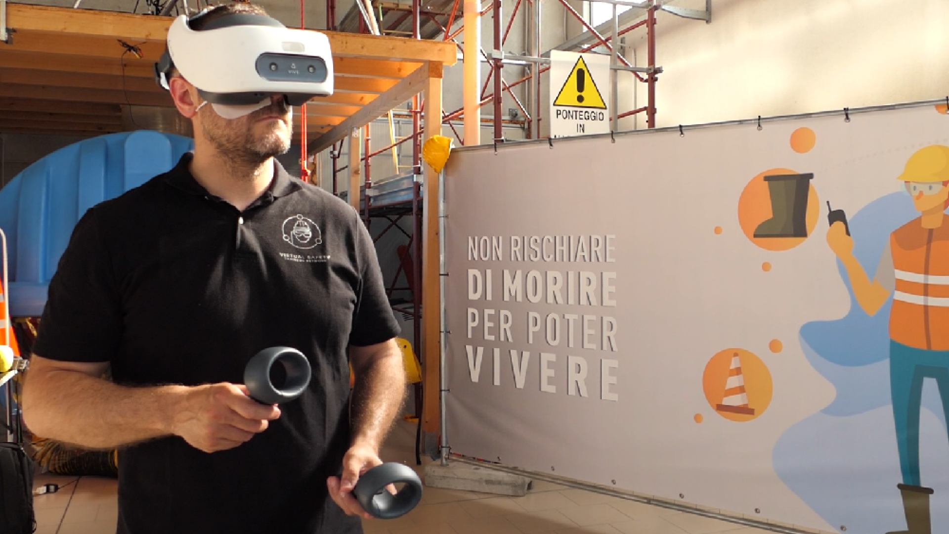 La realtà virtuale nei corsi di sicurezza sul lavoro: l'idea di due imprenditori di Castello