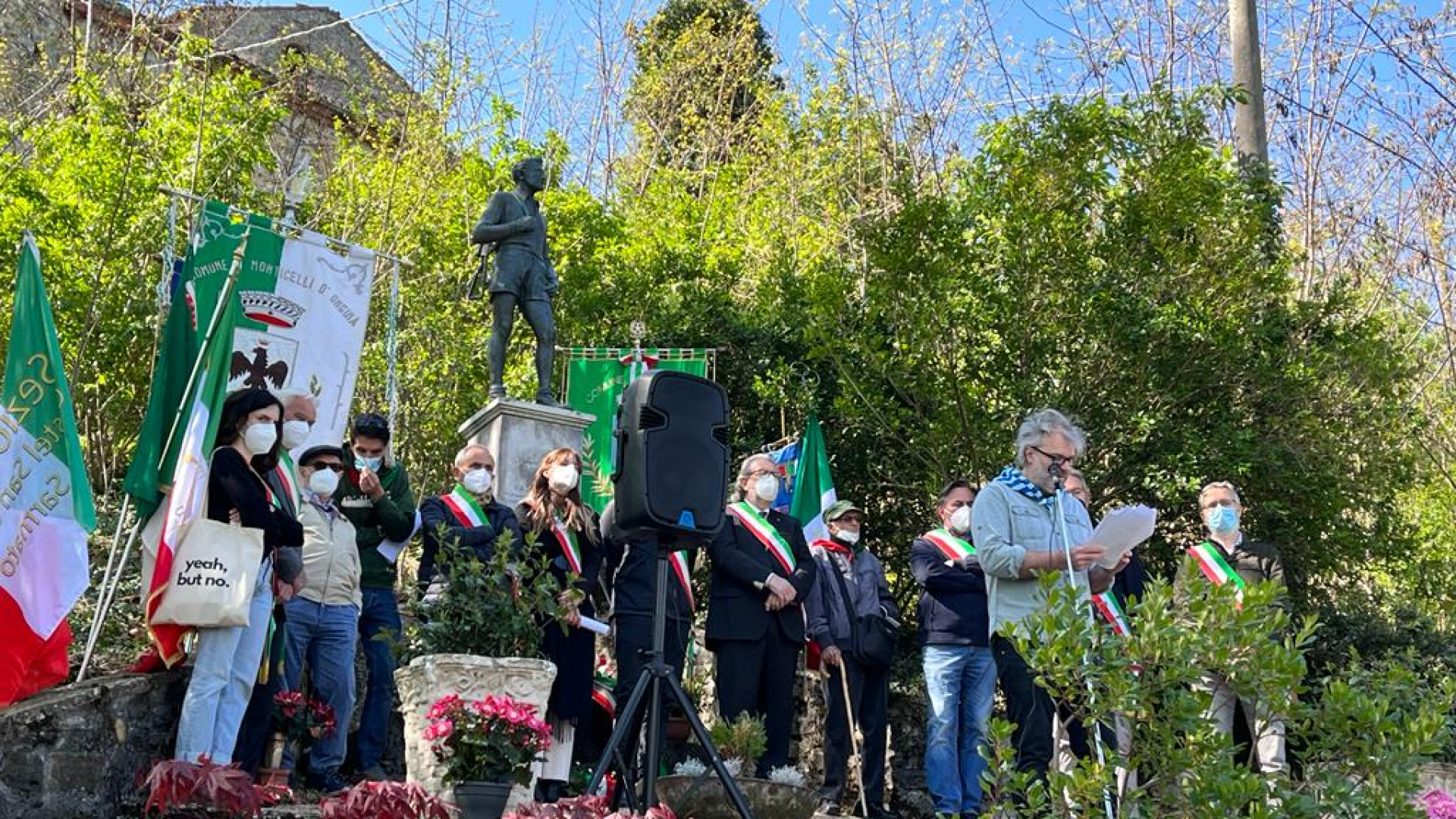 A Monticello il cippo dedicato a Gino Cerri, medaglia d'argento al valore militare