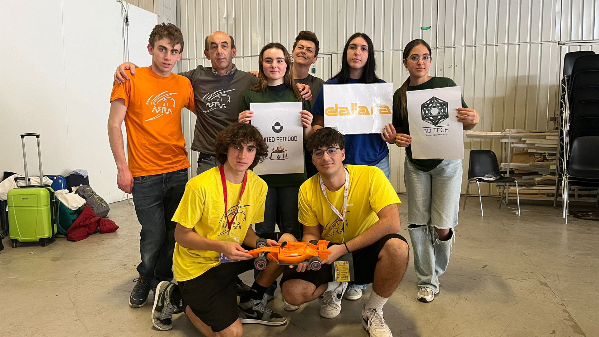 Campionati di robotica, l'auto degli studenti del Volta realizzata con stampante 3D