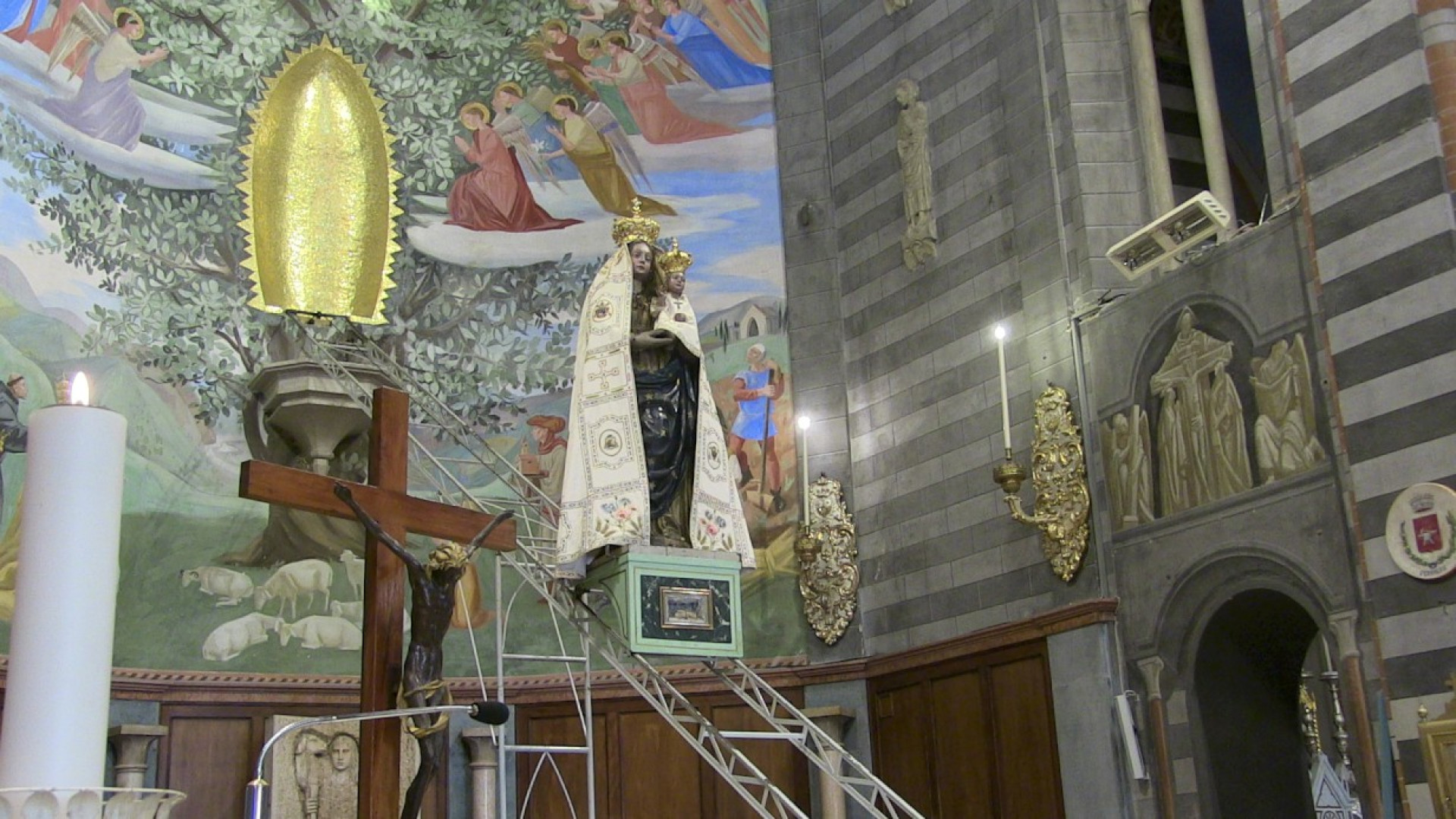 Bettola, torna il rito della discesa della Madonna: segno di vicinanza alla popolazione