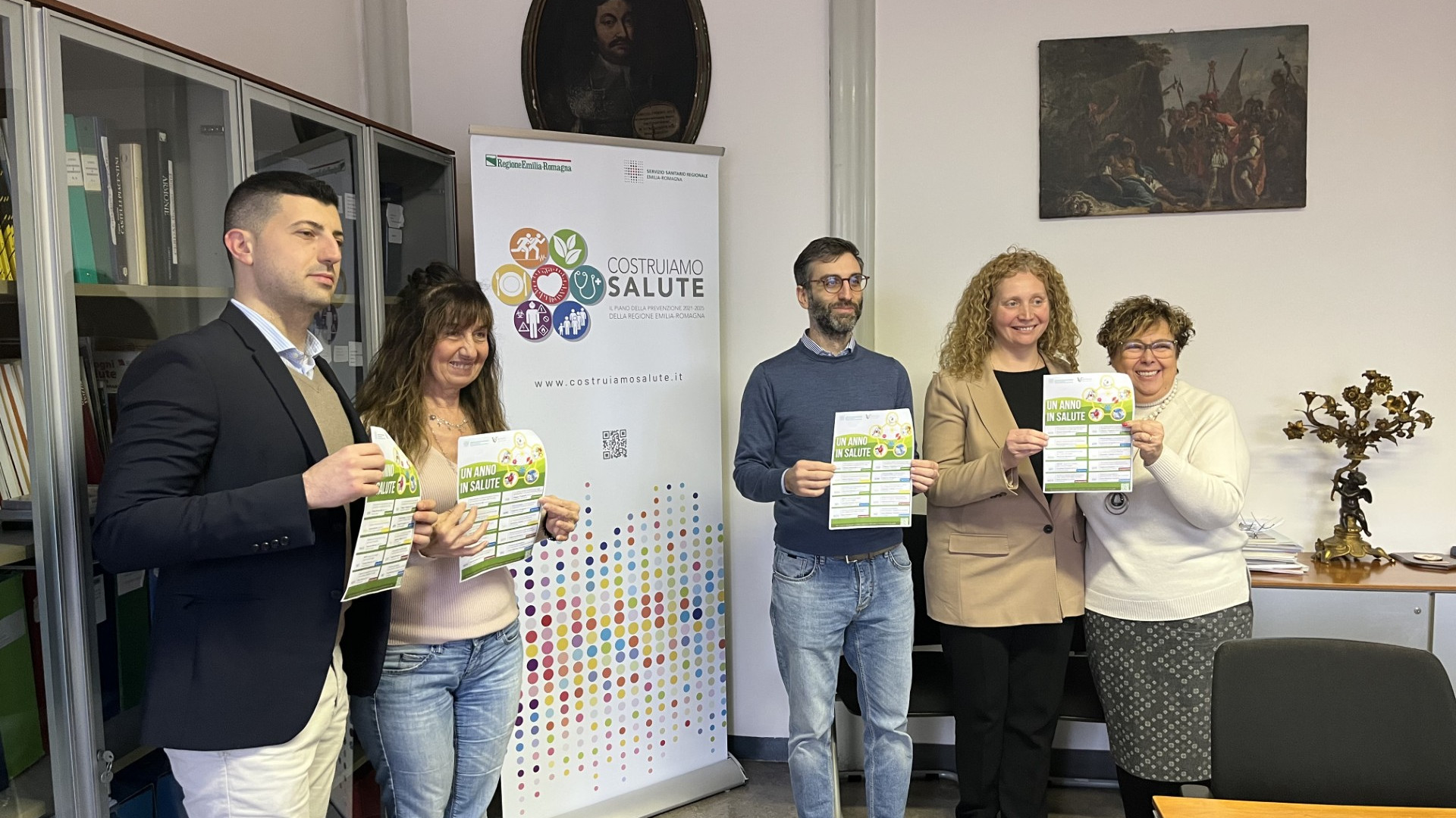 I professionisti dell'Ausl nei paesi dell'Unione Val Nure Val Chero: "Un anno in salute"