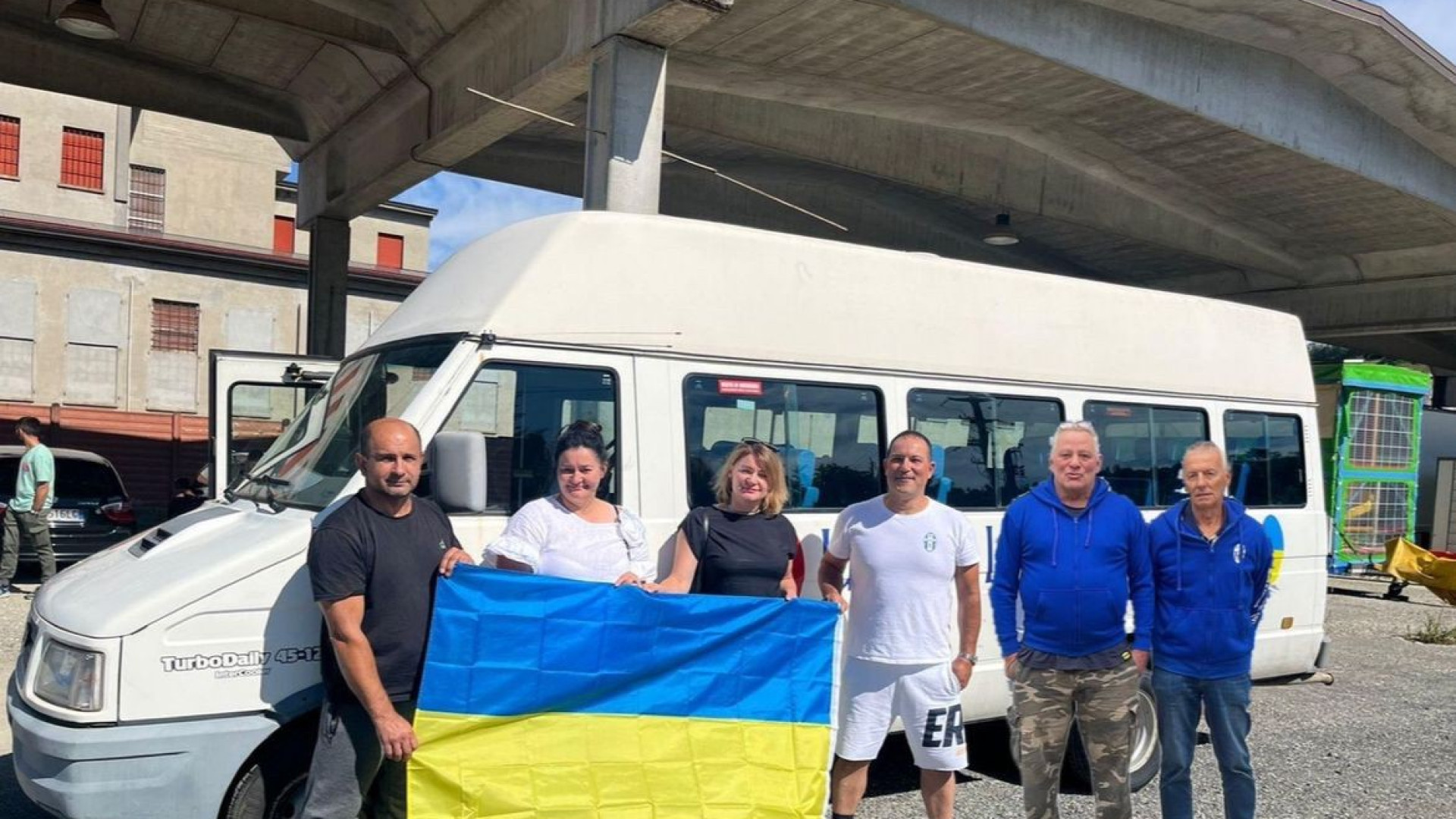 Usd Lugagnanese: il pulmino del calcio diventa scuolabus in Ucraina