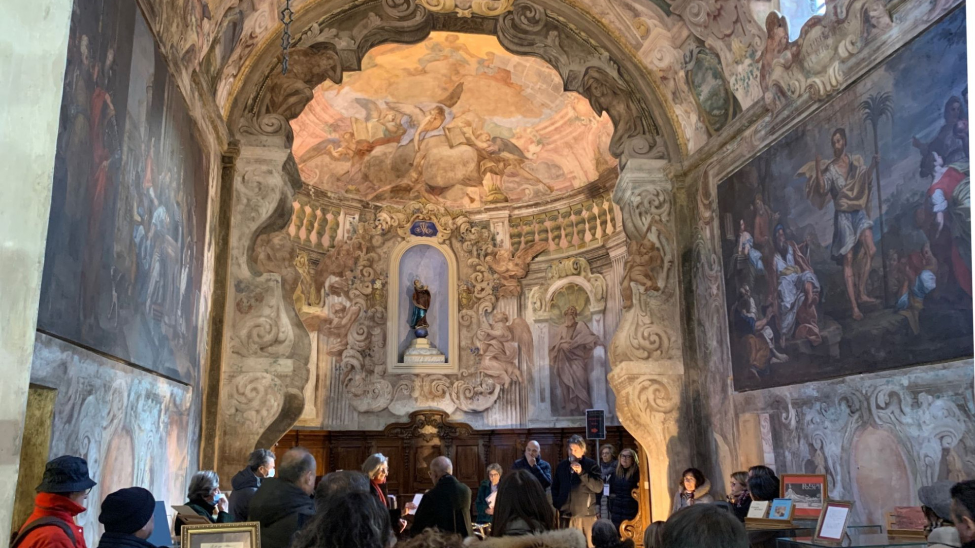 Gioiello di architettura barocca, l'Orarorio San Cristoforo ha aperto le porte
