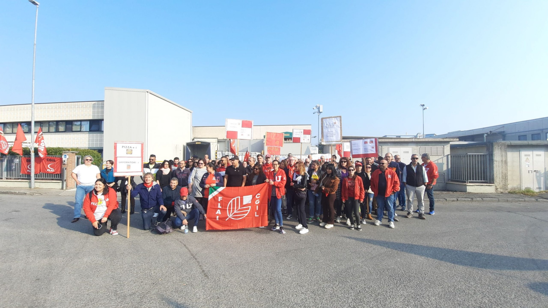 La Pizza+1, lavoratori in sciopero. Cgil: "Adesione all'80%"