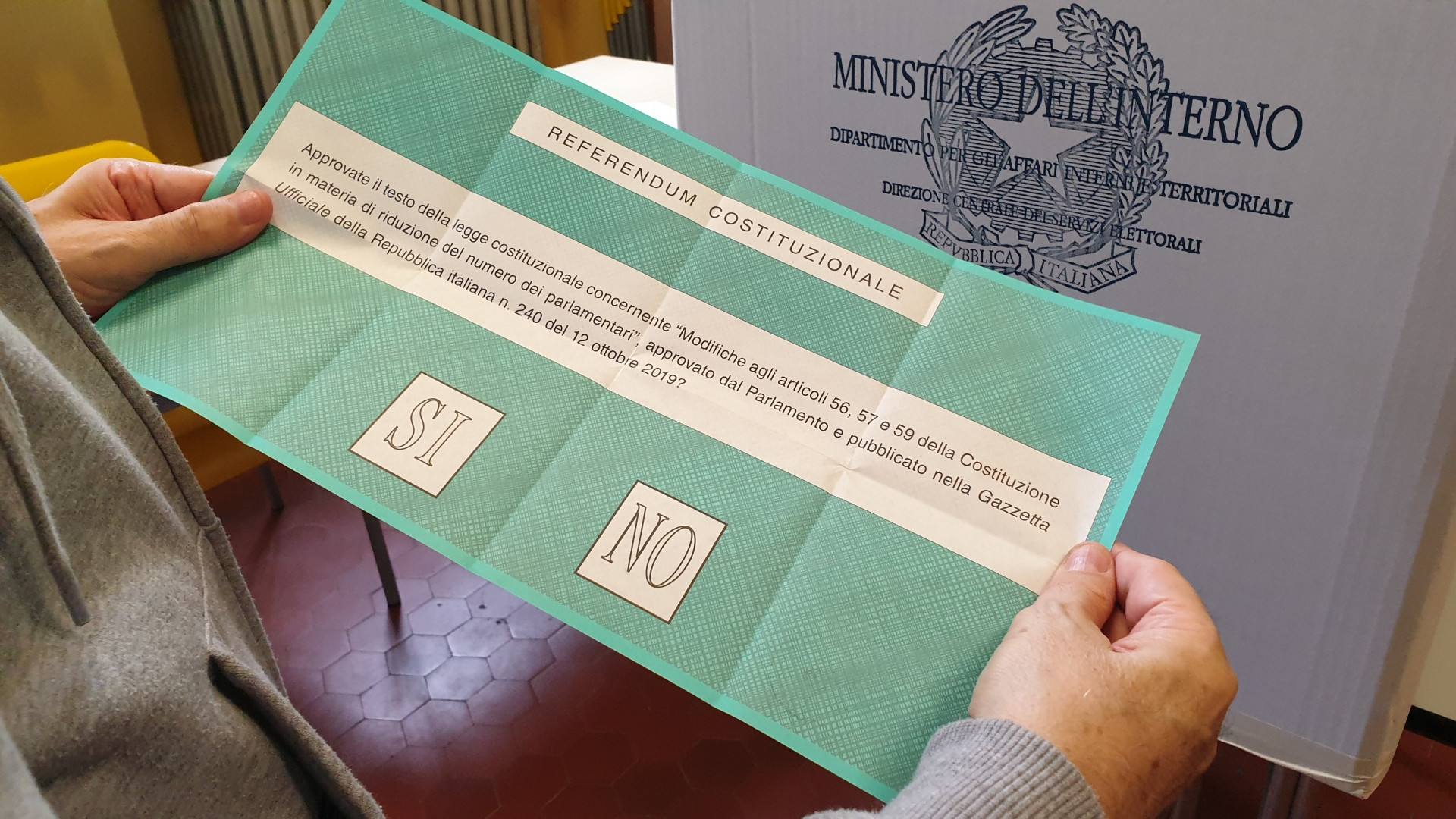 Referendum, a Piacenza vince il Sì con il 72,23%.  Domani spoglio amministrative a Ferriere