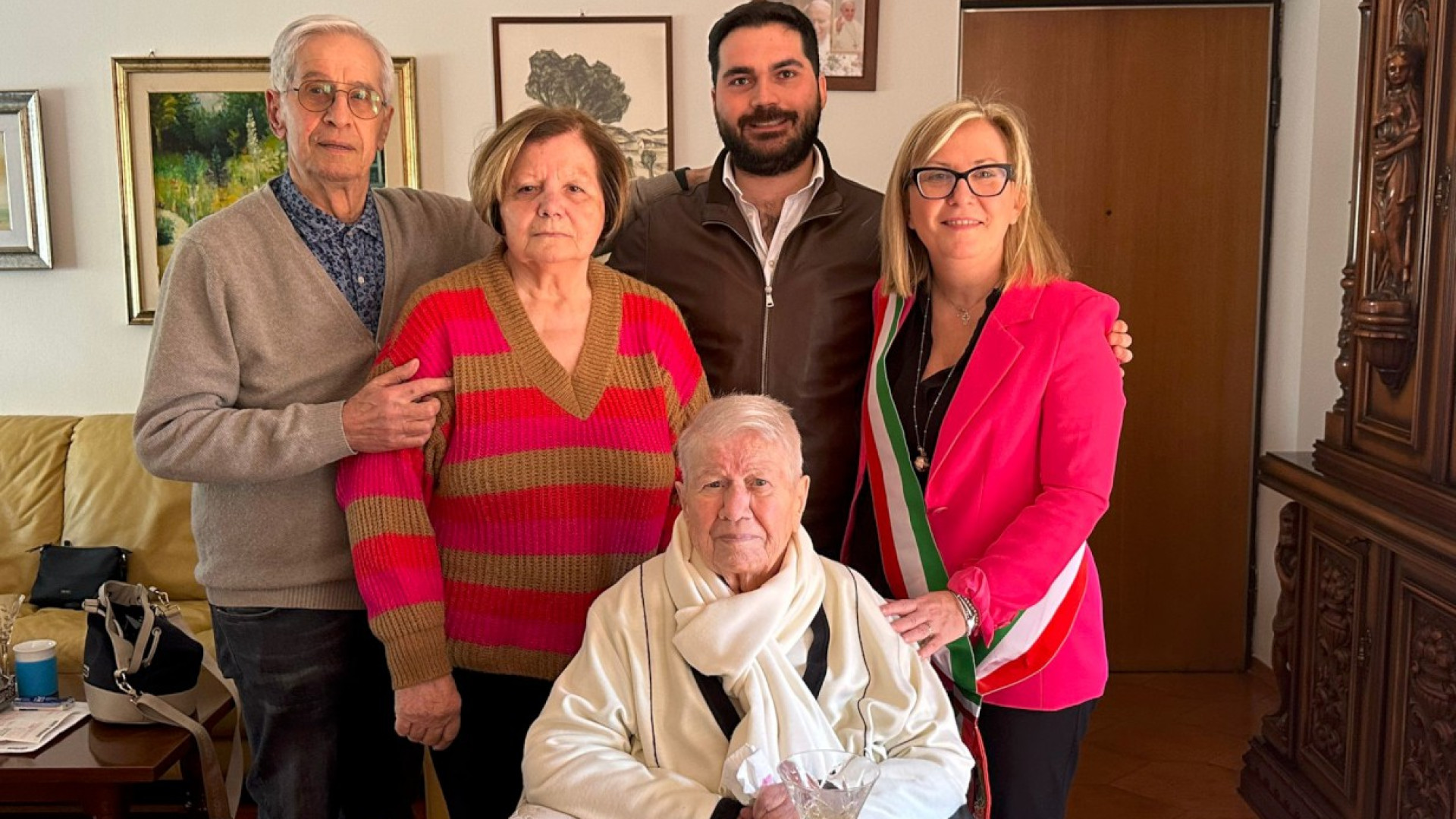 Fuggì da Zara a Castello per amore, Maria Vranic taglia il traguardo del secolo