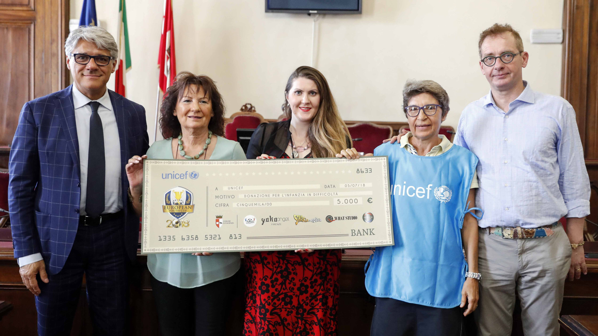 Dal torneo dei giovani campioni cinquemila euro per l'Unicef