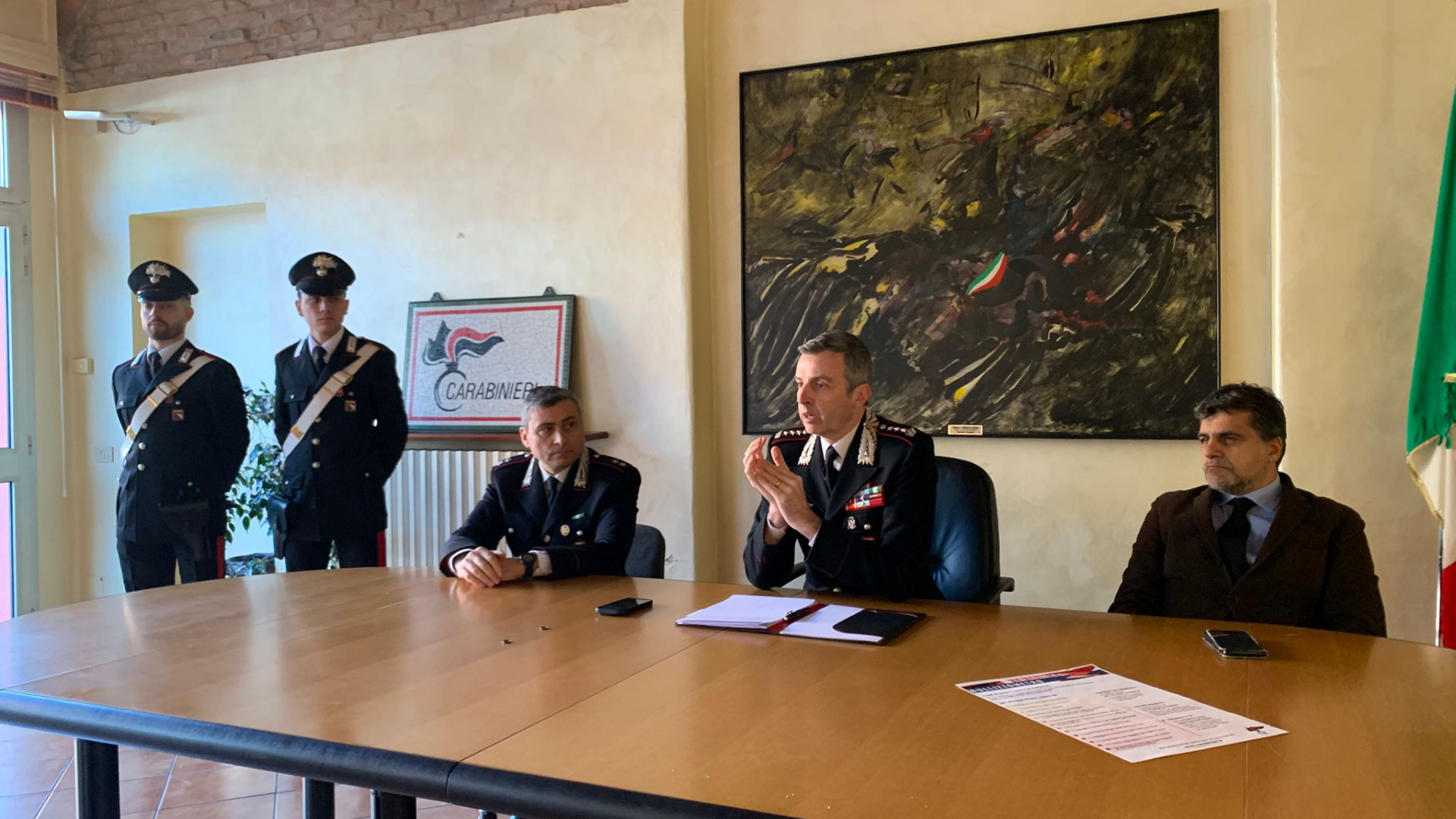 Bilancio dei carabinieri e il "Bullizzometro" nelle scuole, Breda: "Avvertiteci sempre"