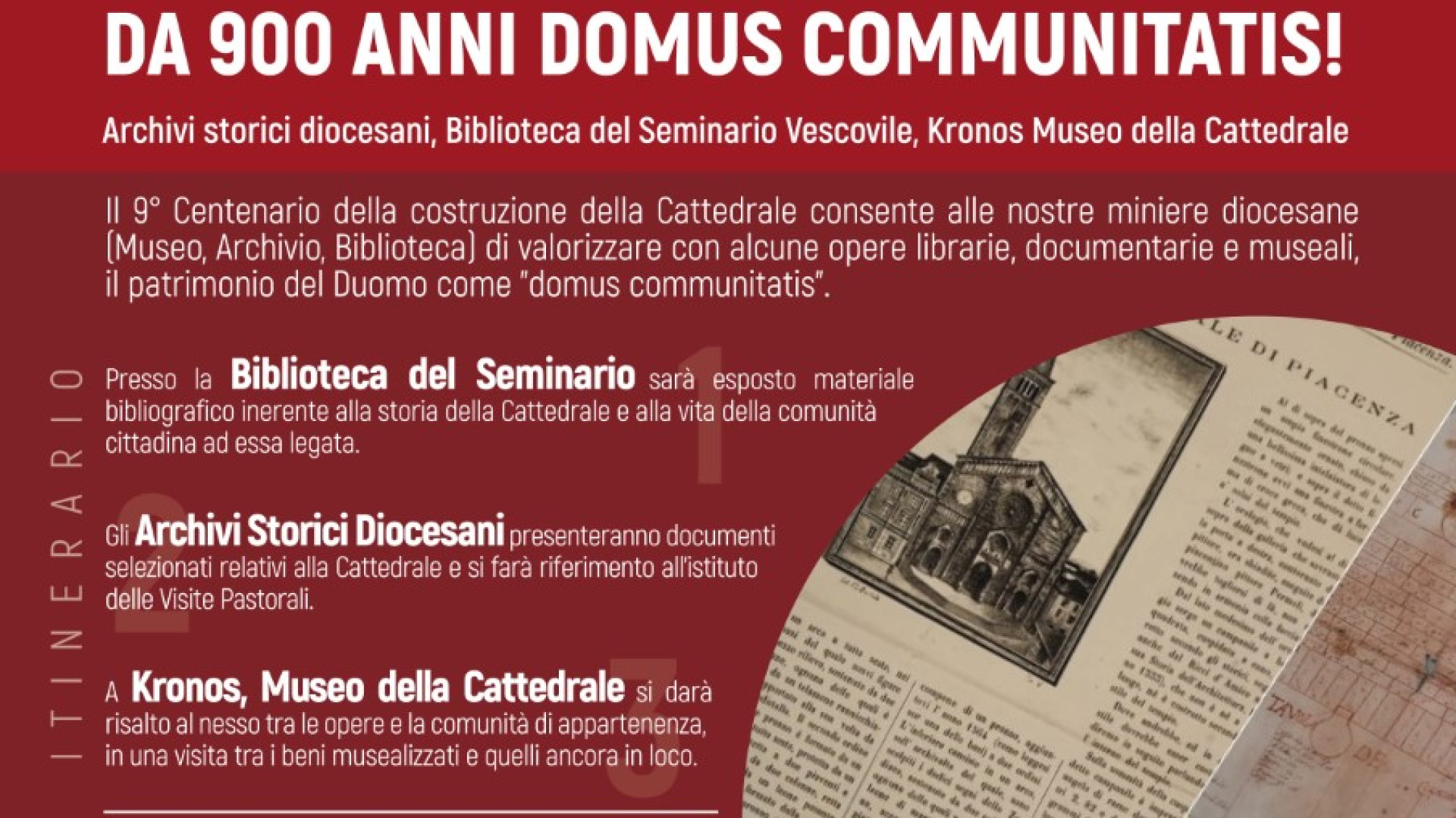 I 900 anni della Cattedrale: tre tappe alla scoperta del patrimonio culturale