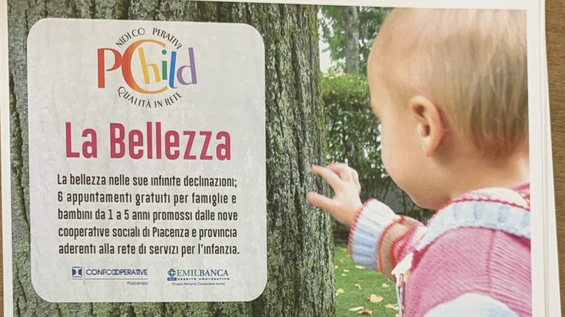 Le varie declinazioni della bellezza per i bimbi, progetto PChild di ConfCooperative