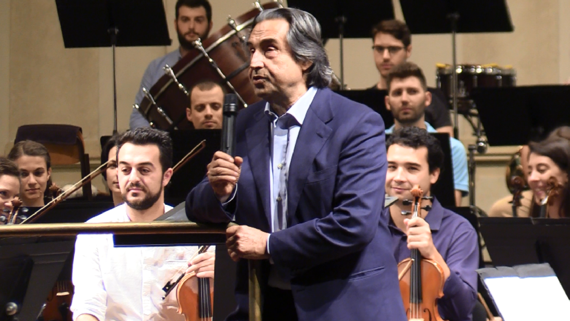 Prova pubblica aperta ai Teatini per il maestro Muti e l’Orchestra Cherubini