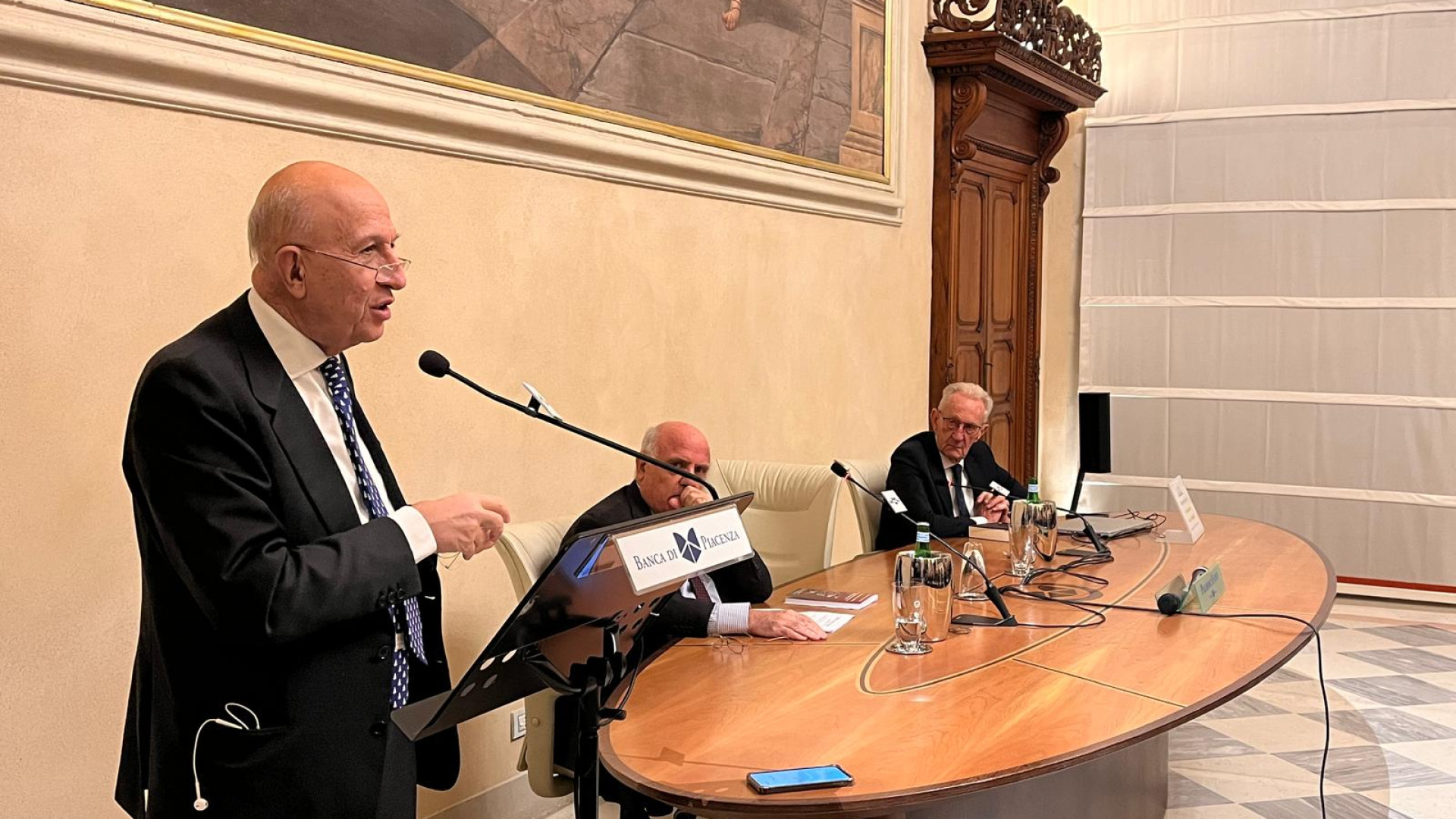 La Banca di Piacenza ricorda Corrado Sforza Fogliani: "Legato alla sua Piacenza"