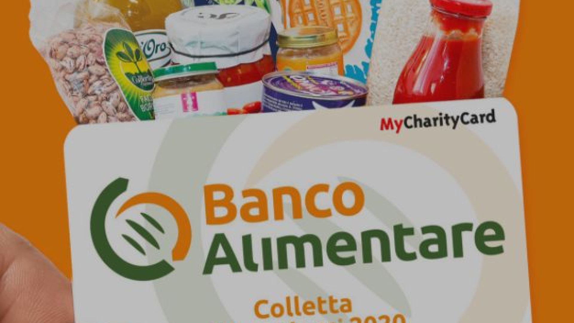 Il virus non ferma la solidarietà, Banco Alimentare con la card